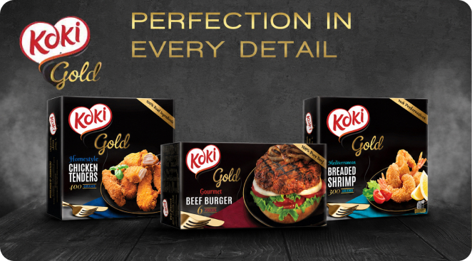 Koki Gold product range